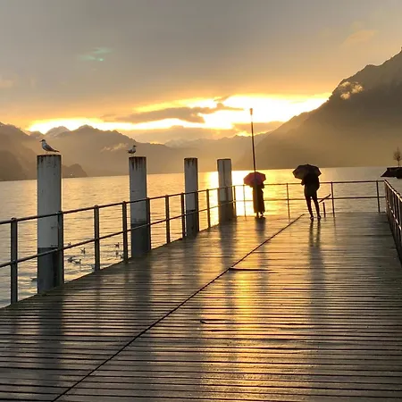 Daire Al Porto Fantastic & Mountain View Brienz (Bern)
